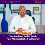 Vice President Juldeh Jalloh: “Our Main Goal Is Self‑Sufficiency”