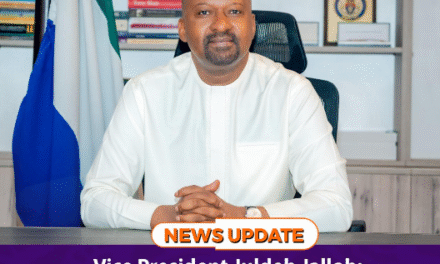 Vice President Juldeh Jalloh: “Our Main Goal Is Self‑Sufficiency”