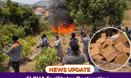 SLPHA Facilitates Destruction of 461 Cartoons of Narcotic Drugs