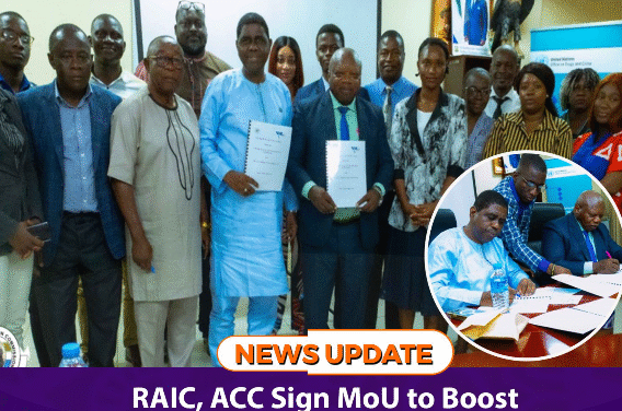 RAIC, ACC Sign MoU to Boost Transparency in Public Service