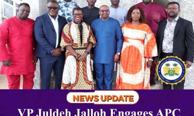 VP Juldeh Jalloh Engages APC Council Leaders, Calls for Unity Over Division