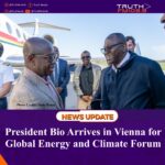President Bio Arrives in Vienna for Global Energy and Climate Forum