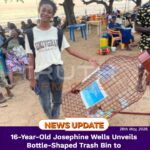 16-Year-Old Josephine Wells Unveils Bottle-Shaped Trash Bin to Tackle Beach Littering