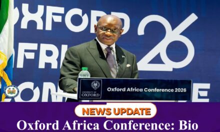 Oxford Africa Conference: Bio Urges Resilient, Reform-Driven African Leadership