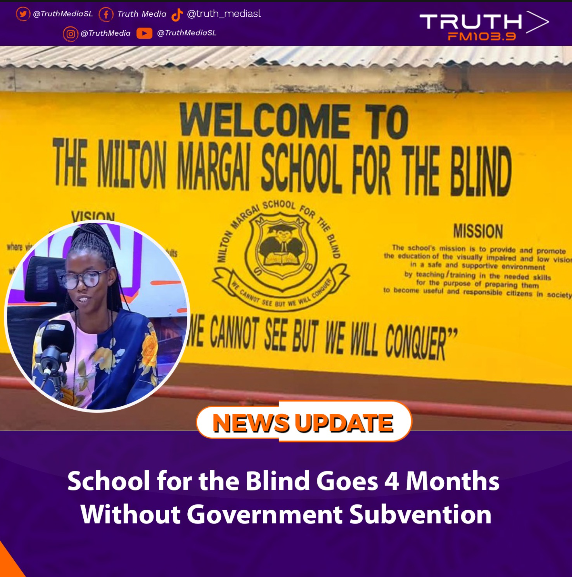 School for the Blind Goes 4 Months Without Government Subvention