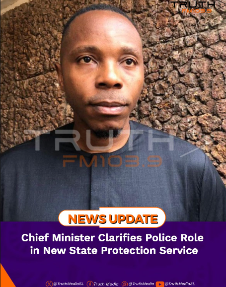 Chief Minister Clarifies Police Role in New State Protection Service