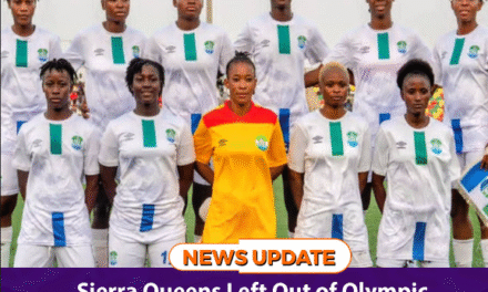 Sierra Queens Left Out of Olympic Qualifiers as CAF Names 35 Teams   