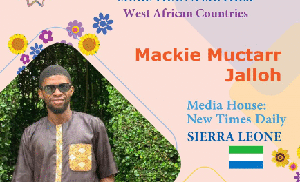 Merck Foundation Honours Sierra Leone Journalist Mackie Muctarr Jalloh