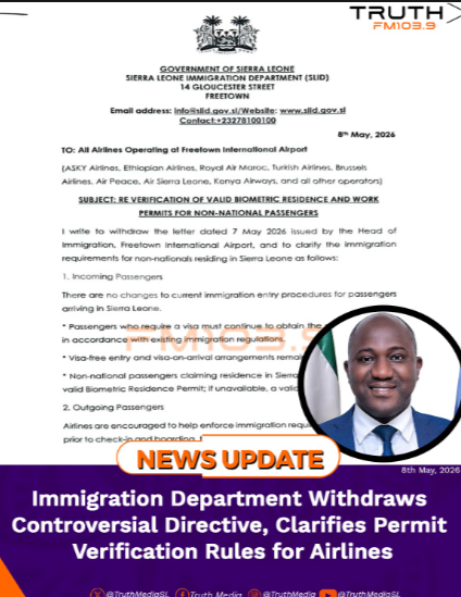 Immigration Department Withdraws Controversial Directive, Clarifies Permit Verification Rules for Airlines