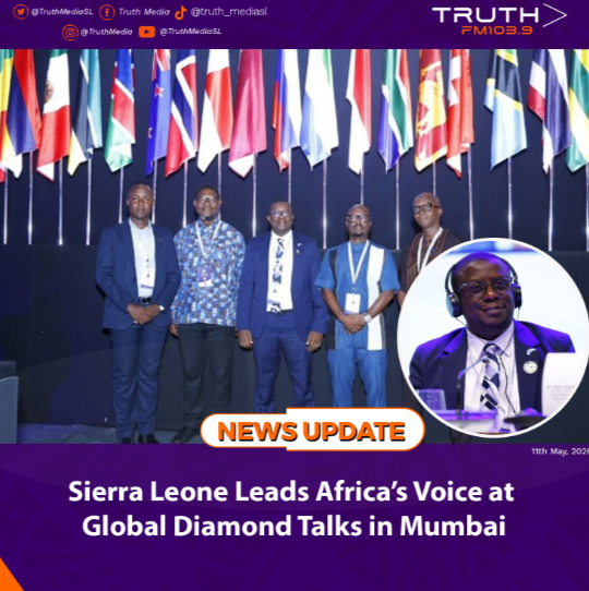Sierra Leone Leads Africa’s Voice at Global Diamond Talks in Mumbai