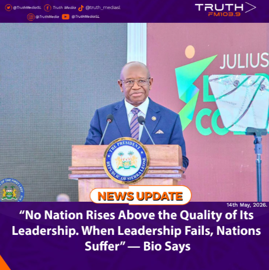 “No Nation Rises Above the Quality of Its Leadership. When Leadership Fails, Nations Suffer” -Bio Says