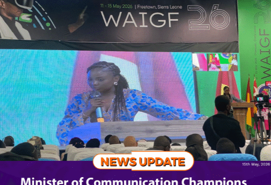 Minister of Communication Champions Regional Digital Integration, Youth Empowerment at WAIGF 2026