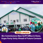 Bio Commissions New SLPP Office in Kono, Urges Party Unity Ahead of Future Contests