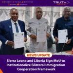 Sierra Leone and Liberia Sign MoU to Institutionalize Bilateral Immigration Cooperation Framework