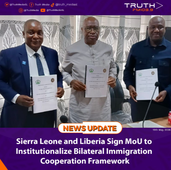 Sierra Leone and Liberia Sign MoU to Institutionalize Bilateral Immigration Cooperation Framework