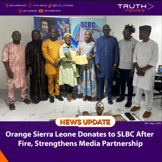 Orange Sierra Leone Donates to SLBC After Fire, Strengthens Media Partnership