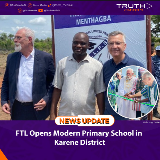 FTL Opens Modern Primary School in Karene District