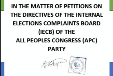 PPRC Rules on APC Internal Election Petitions, Orders Reruns and Upholds Results Across Key Wards