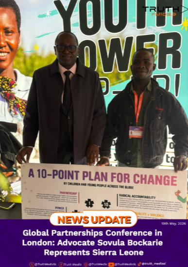 Global Partnerships Conference in London: Advocate Sovula Bockarie Represents Sierra Leone