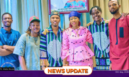 Incredible JJ and JZyNo Pay Courtesy Call on First Lady Fatima Bio