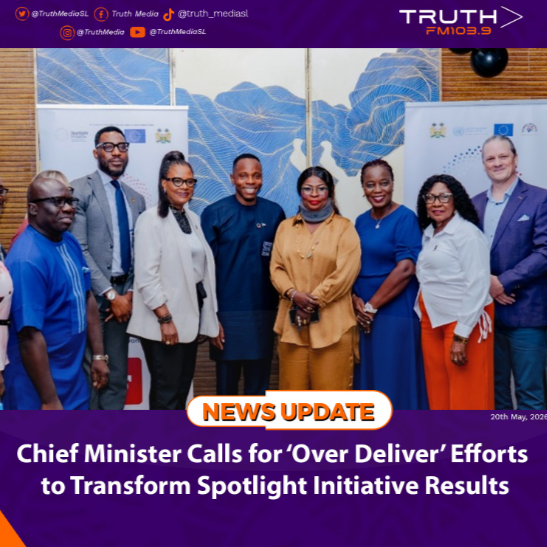 Chief Minister Calls for ‘Over Deliver’ Efforts to Transform Spotlight Initiative Results