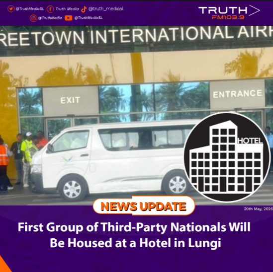 First Group of Third-Party Nationals Will Be Housed at a Hotel in Lungi