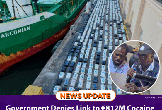 Government Denies Link to €812M Cocaine Seizure, Says MV Arconian Departed Freetown Without Illegal Cargo   
