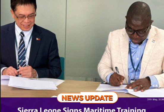 Sierra Leone Signs Maritime Training Pact with Philippines