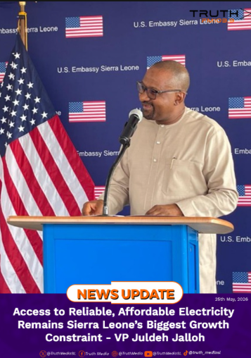 Access to Reliable, Affordable Electricity Remains Sierra Leone’s Biggest Growth Constraint – VP Juldeh Jalloh