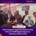 Ambassador Yongawo Urges Tech Giants to Tap Africa’s $150M Digital Expansion Starting in Sierra Leone
