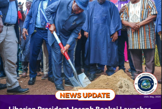 Liberian President Joseph Boakai Launches $85M Cross-Border Highway Project Linking Liberia to Sierra Leone   