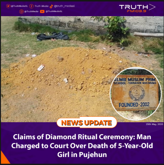 Claims of Diamond Ritual Ceremony: Man Charged to Court Over Death of 5-Year-Old Girl in Pujehun