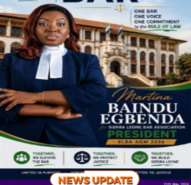 Martina Baindu Egbenda Declares Bid for SLBA Presidency