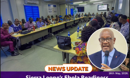 Sierra Leone’s Ebola Readiness Stands at 51%, Below WHO Benchmark