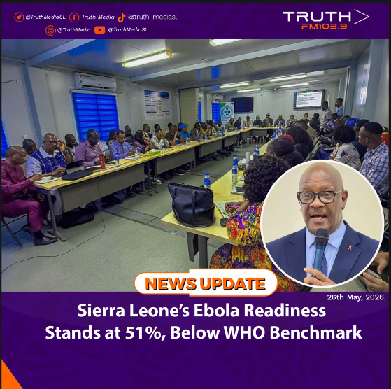 Sierra Leone’s Ebola Readiness Stands at 51%, Below WHO Benchmark
