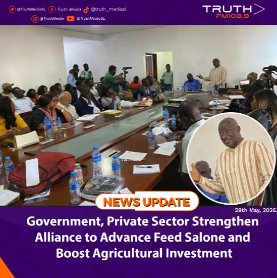 Government, Private Sector Strengthen Alliance to Advance Feed Salone and Boost Agricultural Investment