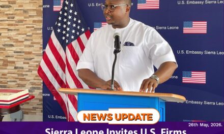 Sierra Leone Invites U.S. Firms to Invest Beyond Extraction