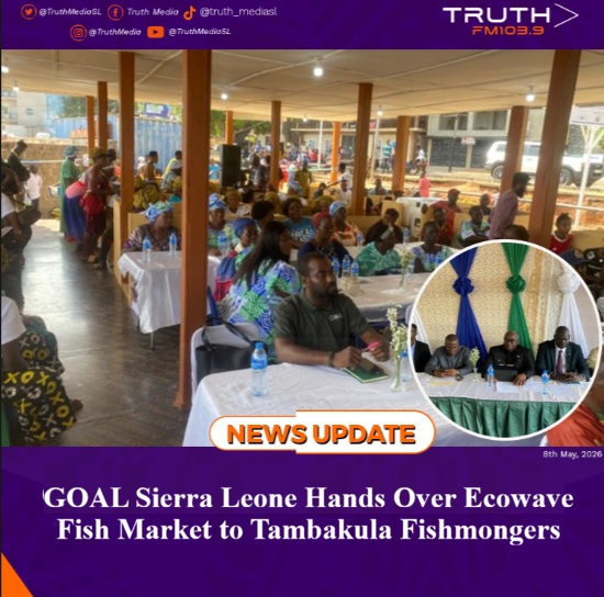 GOAL Sierra Leone Hands Over Ecowave Fish Market to Tambakula Fishmongers