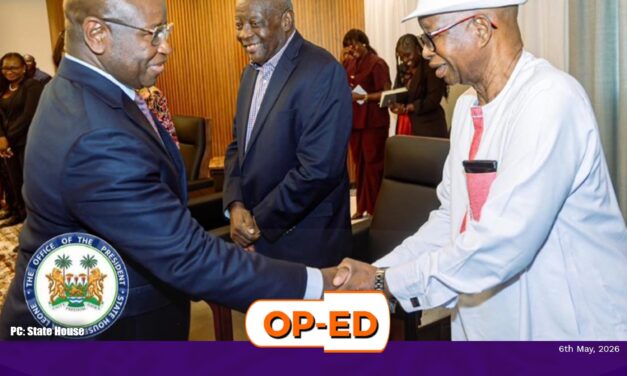 President Bio and the Leadership of APC: A Courtesy Call but a Powerful Symbol