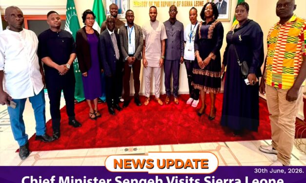 Chief Minister Sengeh Visits Sierra Leone Embassy in Senegal Ahead of Yidan Prize Keynote