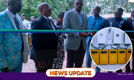 Deputy Higher Education Minister Commissions Solar Electrification Project at EBK University