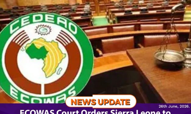 ECOWAS Court Orders Sierra Leone to Strengthen Protection Against Child Marriage