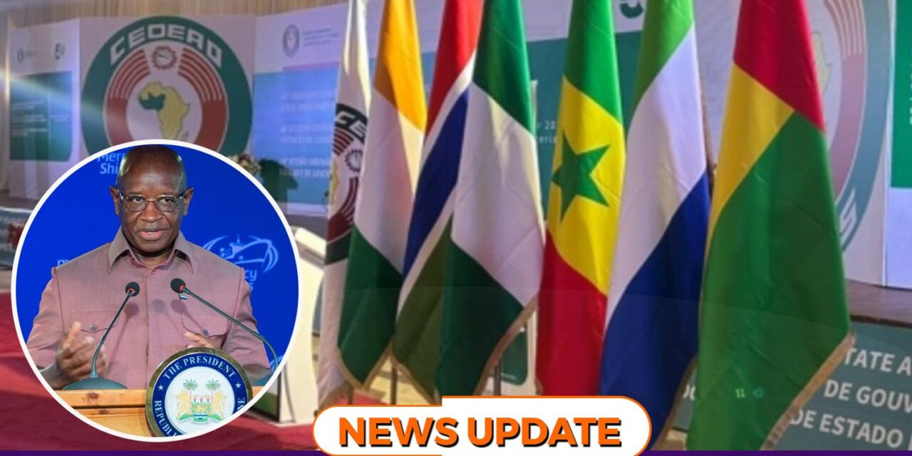 Government Clarifies Timing of ECOWAS Summit