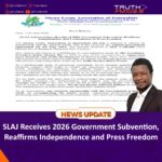 SLAJ Receives 2026 Government Subvention, Reaffirms Independence and Press Freedom
