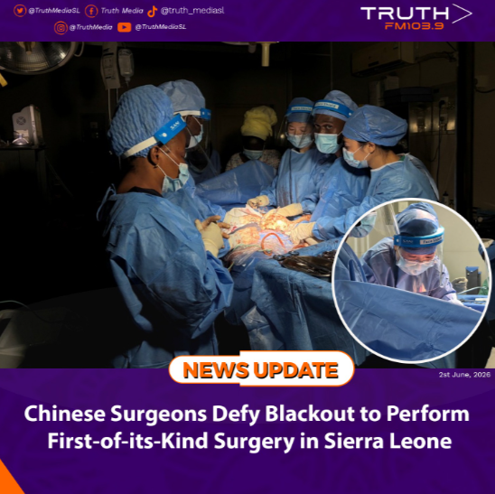 Chinese Surgeons Defy Blackout to Perform First-of-its-Kind Surgery in Sierra Leone