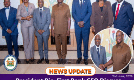 President Bio, First Bank CEO Discuss Financing for Sierra Leone’s Infrastructure