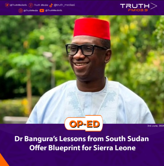 Dr Bangura’s Lessons from South Sudan Offer Blueprint for Sierra Leone