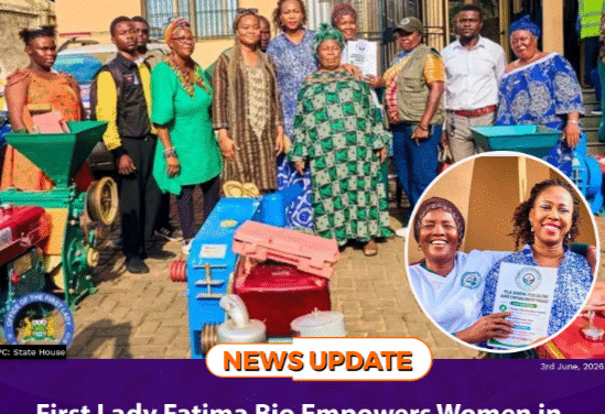 First Lady Fatima Bio Empowers Women in Agriculture with Food Processing Machines