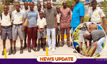 Ahead of World Environment Day: Dr. Owizz Koroma Champions Tree Planting in Schools