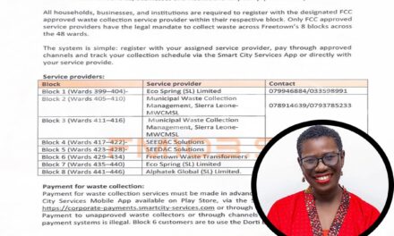 Mayor Aki-Sawyerr Confirms Full Enforcement of New Sanitation Byelaws